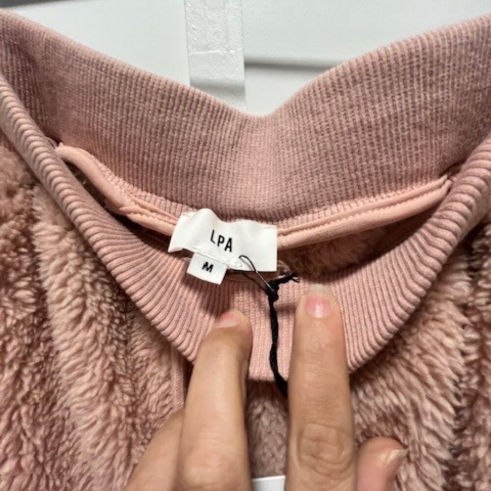LPA Pink Sherpa Pants - Picture 2 of 3
